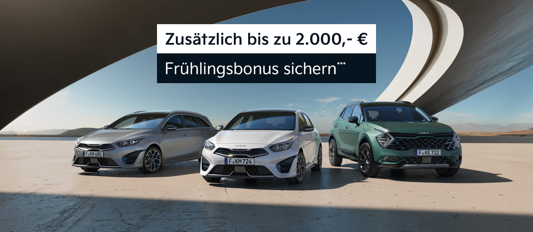 Der Kia Frühlingsbonus